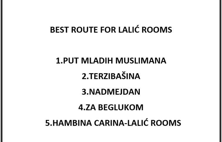 Lalic Rooms サラエヴォ エクステリア 写真